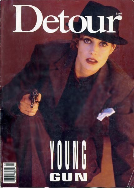 Sean Young on the cover of Detour magazine